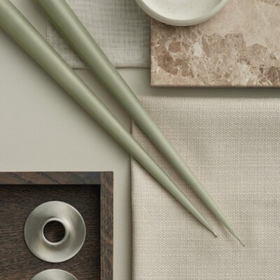 Komplet Ester & Erik dugačkih ukrasnih svijeća/2kom