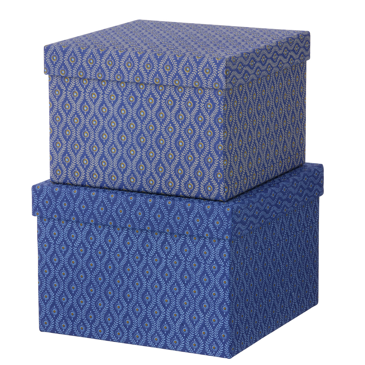 Set od 2 dekorativne kutije Lulu Indigo