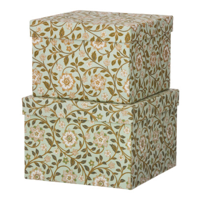 Set od 2 dekorativne kutije M Roja Wasabi