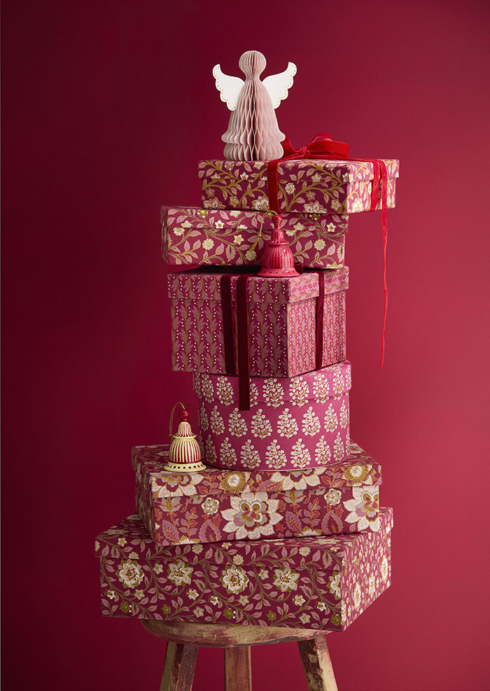 Set od 2 dekorativne kutije Naya Scarlet - Slika 2