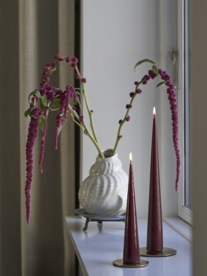 Ester & Erik stožasta ukrasna svijeća - Slika 3