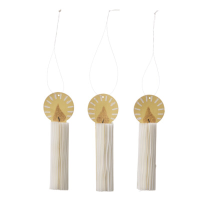 Papirnati ukras u obliku svijeća / 3kom