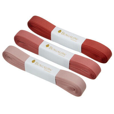 Ukrasna vrpca Grosgrain 16mm Cinnabar S/3kom