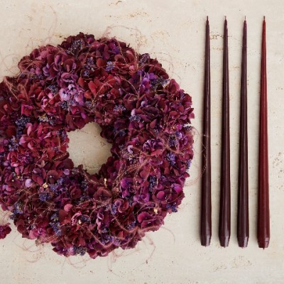 Komplet Ester & Erik dugačkih ukrasnih svijeća/2kom