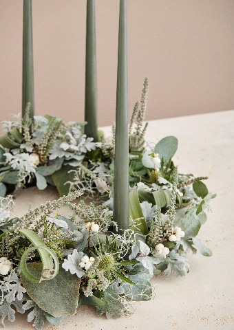 Komplet Ester & Erik dugačkih ukrasnih svijeća/2kom - Slika 3