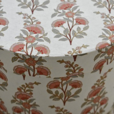 Okrugla dekorativna kutija Calla crvena L