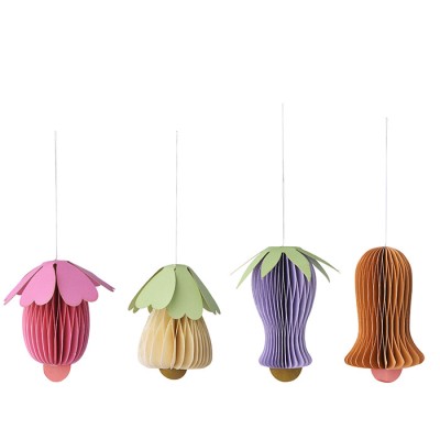 Papirnato dekorativno viseće cvijeće / 6kom