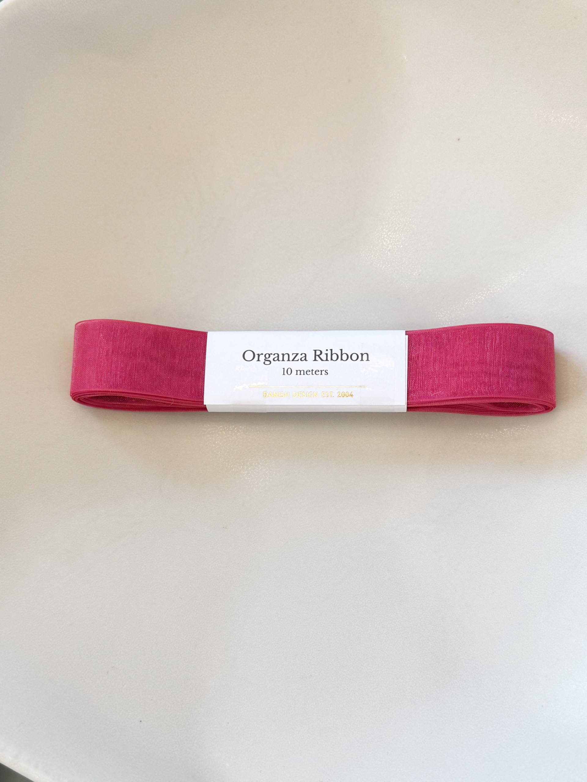 Ukrasna vrpca od organze 22mm Fuchsia D